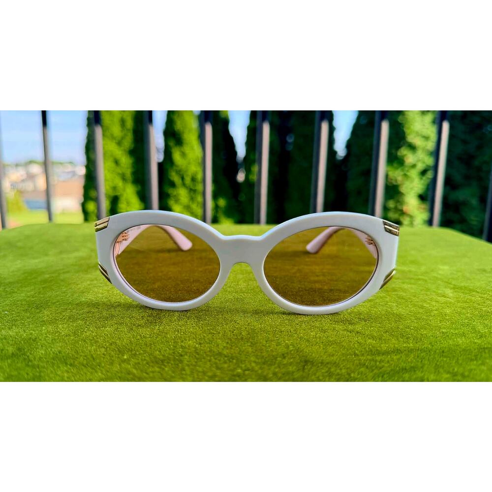 Versace VE4503U Oval Sunglasses – Milk White & Pink Mirror Gold - FULL INCLUSION - Picture 4 of 8